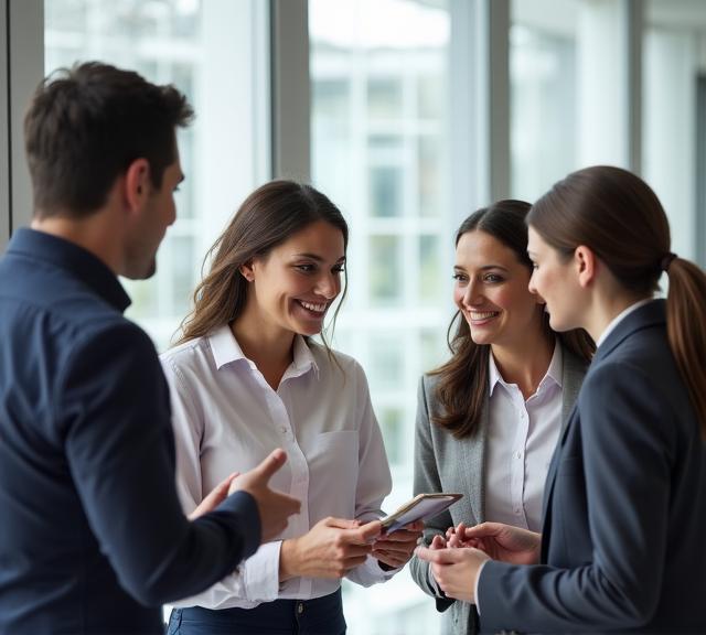G. MAGYAR SPÓŁKA Z OGRANICZONĄ ODPOWIEDZIALNOŚCIĄ leadership team collaborating in a bright, modern office space